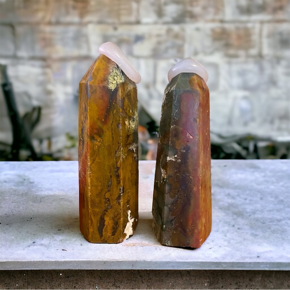 2 Small Jasper Towers